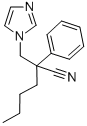 alpha-butyl-alpha-phenyl-1H-imidazole-1-propiononitrile Structure