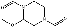 1,4-Piperazinedicarboxaldehyde,2-methoxy-(9CI) Structure