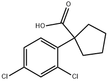 1-(2,4-dichlorophenyl)cyclopentane-1-carboxylic acid Structure