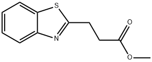 2-벤조티아졸프로판산,메틸에스테르(9CI) 구조식 이미지