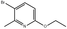 Pyridine, 3-bromo-6-ethoxy-2-methyl- (9CI) 구조식 이미지