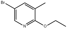 피리딘,5-브로모-2-에톡시-3-메틸-(9CI) 구조식 이미지