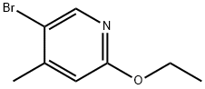 Pyridine, 5-bromo-2-ethoxy-4-methyl- (9CI) Structure