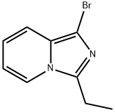 이미다조[1,5-a]피리딘,1-브로모-3-에틸-(9CI) 구조식 이미지