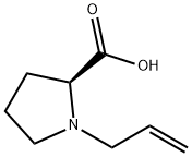 L-Proline, 1-(2-propenyl)- (9CI) 구조식 이미지