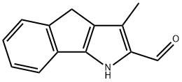 Indeno[1,2-b]pyrrole-2-carboxaldehyde, 1,4-dihydro-3-methyl- (9CI) 구조식 이미지