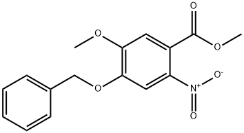 Methyl 4-(benzyloxy)-5-methoxy-2-nitrobenzoate Structure