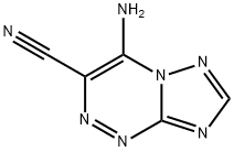 [1,2,4]Triazolo[5,1-c][1,2,4]triazine-3-carbonitrile,  4-amino- 구조식 이미지