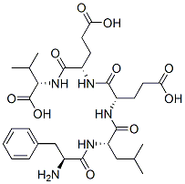 페닐알라닐-류실-글루타밀-글루타밀-발린 구조식 이미지