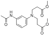 3-[N,N-Bis(methoxycarbonylethyl)]amino-acetanilide Structure