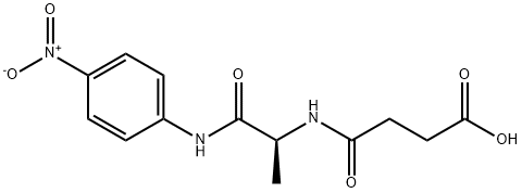 석시닐-알라닌-4-니트로아닐리드 구조식 이미지
