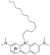 3,6-비스-(디메틸아미노)-10-도데실아크리디늄브로마이드 구조식 이미지