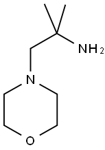 2-Methyl-1-morpholino-2-propanamine Structure