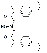 Hydroxybis[[2-(p-isobutylphenyl)propionyl]oxy]aluminum 구조식 이미지
