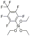(4-Perfluorotolyl)triethoxysilane 구조식 이미지