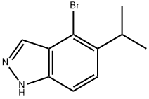 4-BROMO-5-ISOPROPYL-1H-INDAZOLE Structure