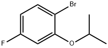 1-BROMO-4-FLUORO-2-ISOPROPOXYBENZENE Structure