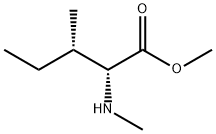 D-Alloisoleucine, N-methyl-, methyl ester (9CI) 구조식 이미지