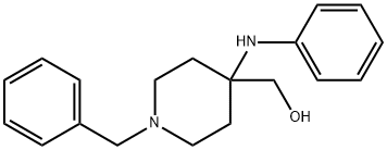 1-benzyl-4-(phenylamino)piperidine-4-methanol 구조식 이미지