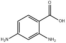 2,4-Diaminobenzoic acid 구조식 이미지