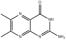 2-AMINO-6,7-DIMETHYL-4-HYDROXYPTERIDINE 구조식 이미지