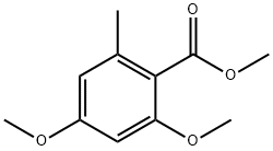 메틸2,4-디메톡시-6-메틸벤조에이트 구조식 이미지