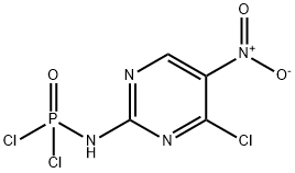 (4-Chloro-5-nitro-2-pyrimidinylamino)dichlorophosphine oxide Structure