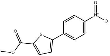 5-(4-NITROPHENYL)THIOPHENE-2-CARBOXYLICACIDMETHYLESTER,96% Structure