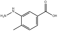 3-Hydrazino-4-methylbenzoic acid hydrochloride  Structure