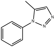 1H-1,2,3-Triazole, 5-methyl-1-phenyl- 구조식 이미지