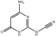 [(6-Amino-1,4-dihydro-4-oxopyrimidin)-2-yl]cyanamide Structure