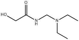 Glycolamide, N-[(diethylamino)methyl]- (7CI) 구조식 이미지