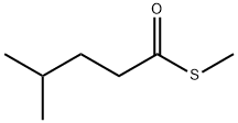 S-METHYL 4-METHYLPENTANETHIOATE Structure