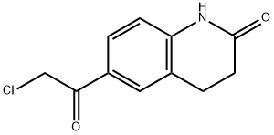 6-(2-CHLORO-ACETYL)-3,4-DIHYDRO-1H-QUINOLIN-2-ONE Structure