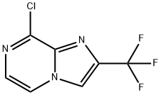 8-chloro-2-(trifluoromethyl)imidazo[1,2-a]pyrazine 구조식 이미지