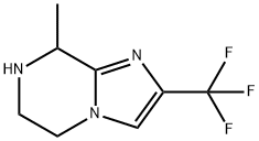 2-(trifluoromethyl)-5,6,7,8-tetrahydro-8-methylimidazo[1,2-a]pyrazine Structure