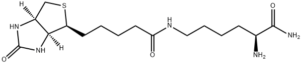 H-LYS(BIOTINYL)-NH2 구조식 이미지