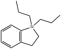 2,3-디하이드로-1,1-디프로필-1-실라-1H-인덴 구조식 이미지