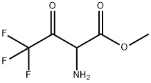 2-Amino-4,4,4-trifluoro-3-oxobutyric acid methyl ester 구조식 이미지