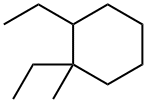 1,2-Diethyl-1-methylcyclohexane 구조식 이미지