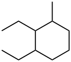 1,2-디에틸-3-메틸시클로헥산 구조식 이미지