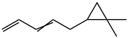 1,1-디메틸-2-(2,4-펜타디에닐)시클로프로판 구조식 이미지