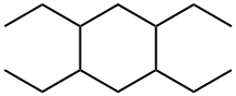 1,2,4,5-Tetraethylcyclohexane 구조식 이미지