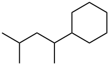 (1,3-Dimethylbutyl)cyclohexane 구조식 이미지
