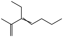 3-Ethyl-2-methyl-1,3-heptadiene Structure