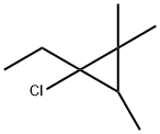 1-클로로-1-에틸-2,2,3-트리메틸시클로프로판 구조식 이미지
