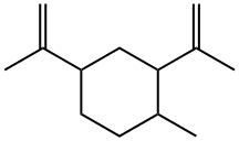 1-메틸-2,4-비스(1-메틸에테닐)사이클로헥산 구조식 이미지