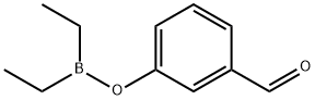 Diethyl(3-formylphenyloxy)borane Structure