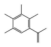 1-(1-Methylethenyl)-2,3,4,5-tetramethylbenzene 구조식 이미지