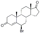 6α-Bromo Androstenedione Structure